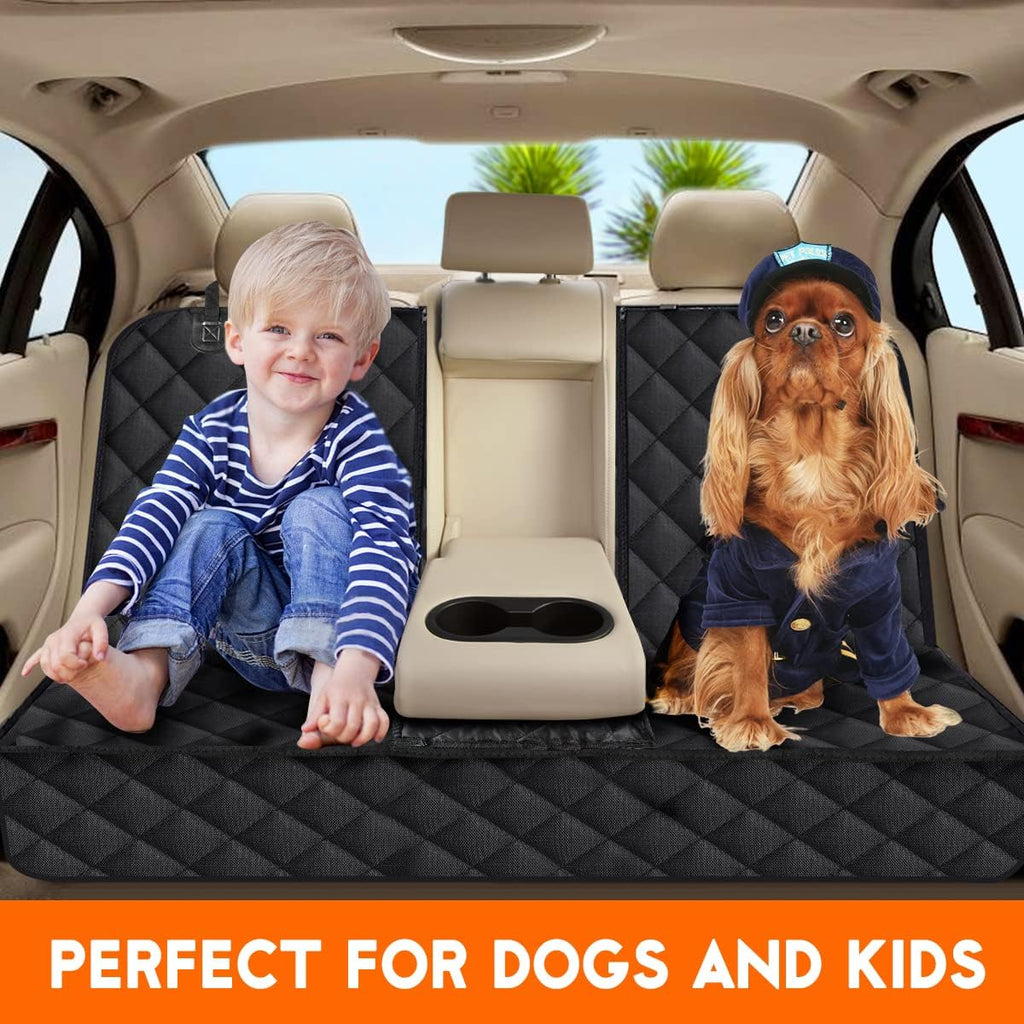 Waterproof Dog Car Seat Cover – Non-Slip Back Seat Protector for Cars, Trucks & SUVs